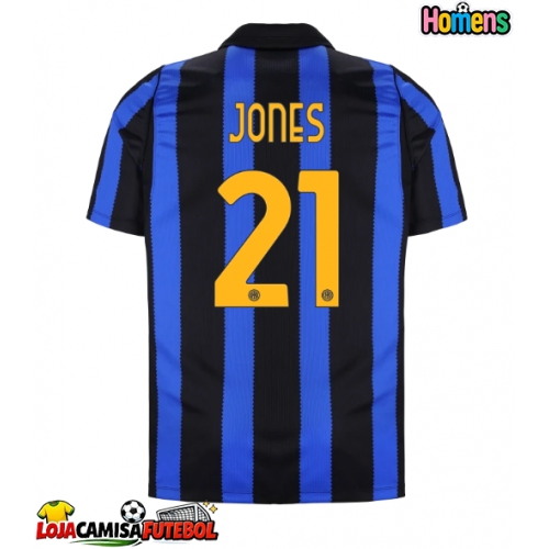 Camisa de Futebol Inter Milan Curtis Jones #21 Equipamento Principal 2026-27 Manga Curta